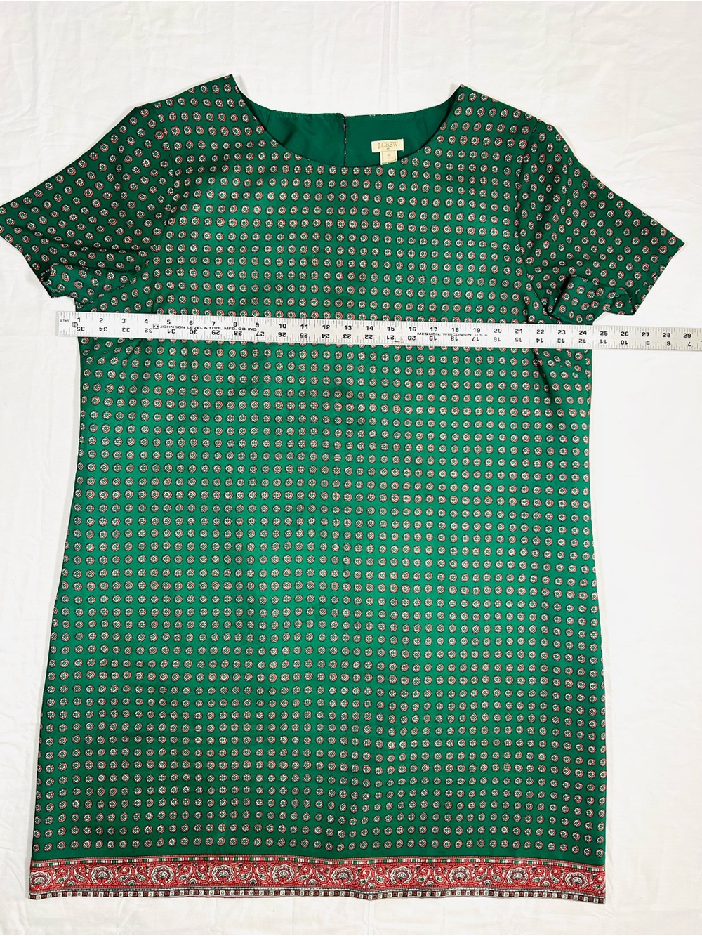 J Crew Short Sleeve Gingham dress - Picture 5 of 9